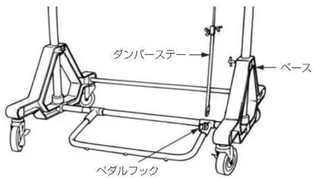 ダンパーステー ペダルフック ベース