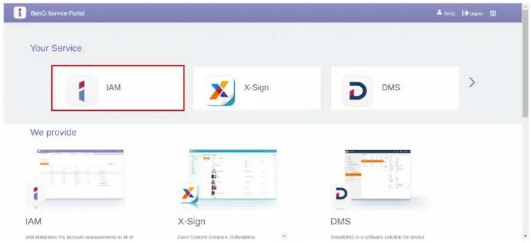 BenQ Service Portal Your Service IAM X-Sign DMS We provide IAM X-Sign DMS IAM Interates the account managements in all of Easy Content Creation. Scheduling. SmartDNS is a software solution for device