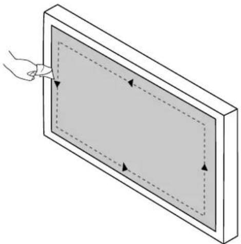 BENQ RP7503 - Important instructions for using the touch screen - 1