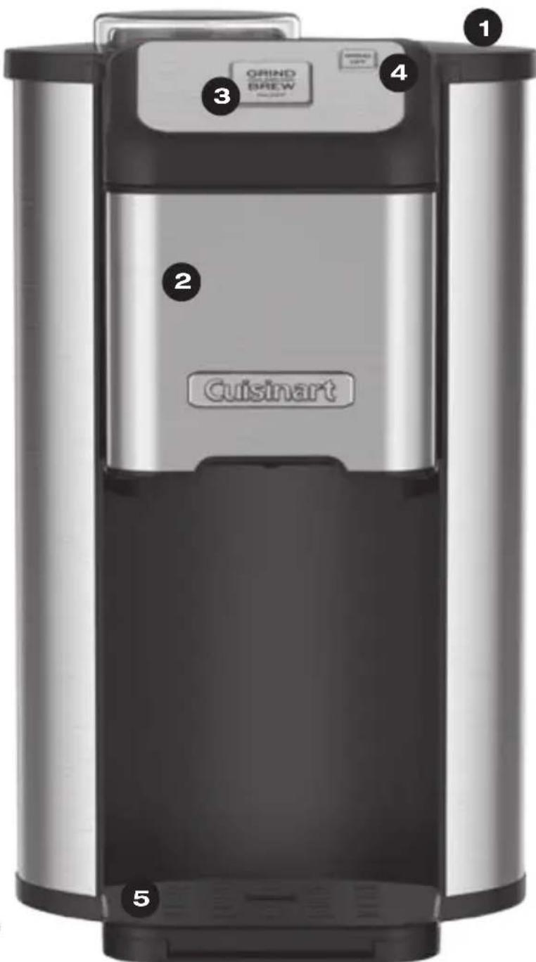 ORIND LEMON BREW CUISINART 1 2 3 4 5