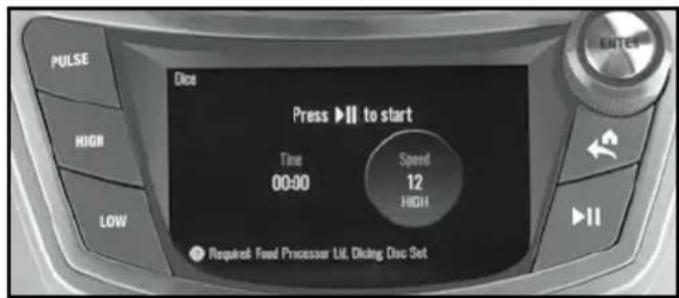CUISINART CompleteChef FPC-100 - CÓMO AJUSTAR EL TIEMPO Y LA VELOCIDAD - 1