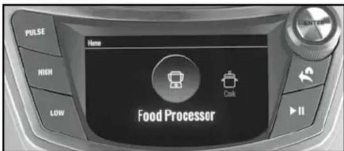 PULSE HIGH LOW Home Cook Food Processor ▶ II