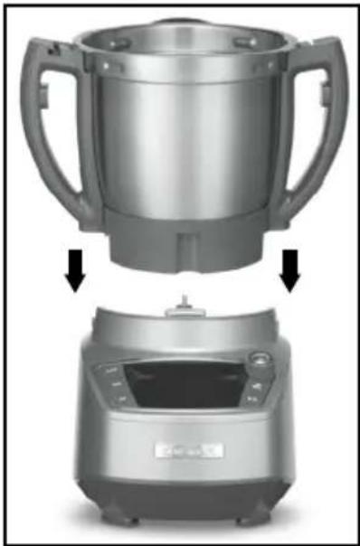 CUISINART CompleteChef FPC-100 - ENSAMBLAJE DE LA PROCESADORA DE ALIMENTOS - 2