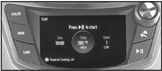 CUISINART CompleteChef FPC-100 - CÓMO AJUSTAR EL TIEMPO, LA TEMPERATURA Y LA VELOCIDAD - 1