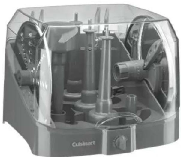CUISINART CompleteChef FPC-100 - d. Caja de almacenaje del kit para cortar en cubos - 1