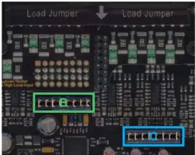 Load Jumper Load Jumper High Level Input B A
