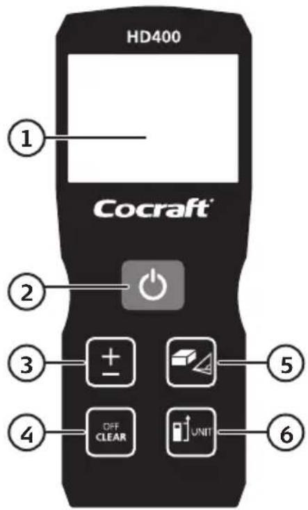 Cocraft HD 400 - Laser-Entfernungsmesser - 1