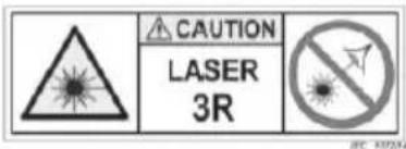 CAUTION LASER 3R