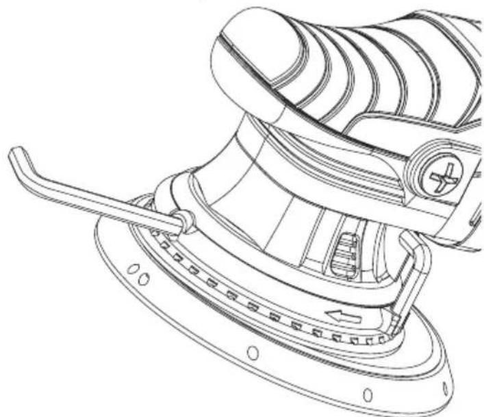Cocraft HPV 720 - Balancing the backing pad in case of abnormal vibrations - 1