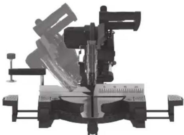 Cocraft PRO ML10-DB - Bevel cutting 0–45° - 1