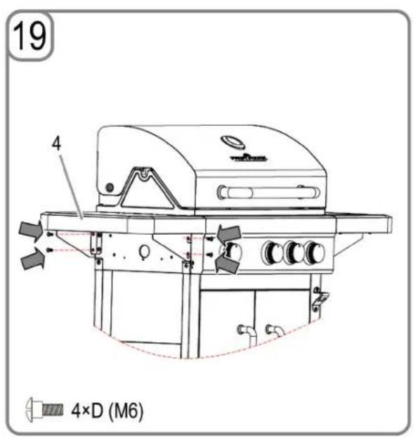 19 4 4×D (M6)