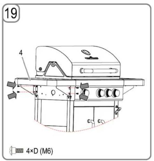 19 4 4×D (M6)