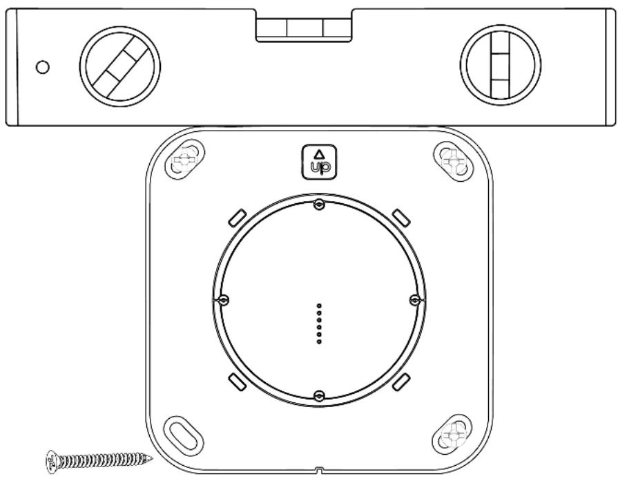 iPort 72351 - Use the old screws or provided screws to attach the WallStation to the preinstalled anchors. - 1