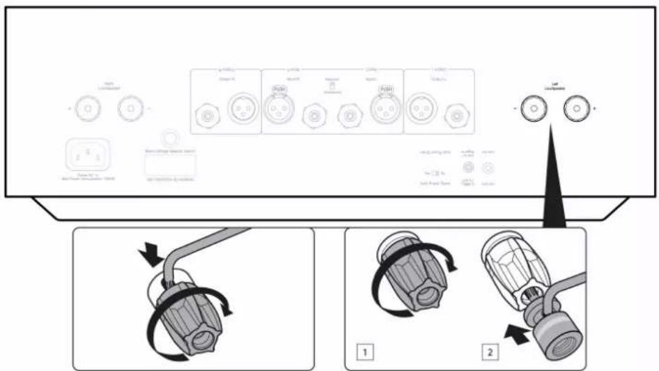 Diagram showing two-step setup for lighting control panel with labeled buttons and directional arrows indicating rotation or adjustment.