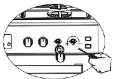 CORBERO CCSF5GB922X - Reduced gas flow rate setting for hob taps - 1