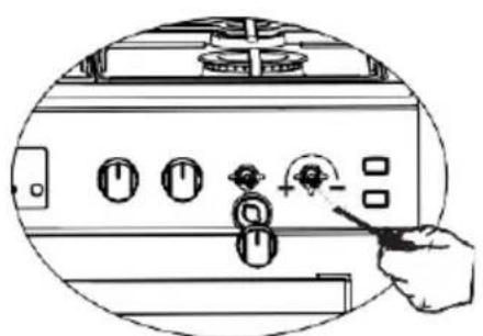 CORBERO CCSF5GB922X - Disminución del ajuste del caudal de gas para los grifos de la encimera - 1