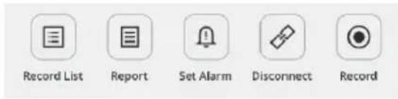 Record List Report Set Alarm Disconnect Record