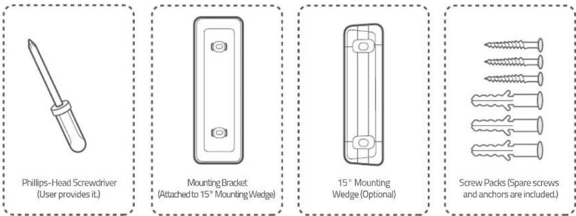 eufy Security Video Doorbell 2E (Battery) - Mount the Doorbell on a Wooden Surface - 1