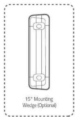 15° Mounting Wedge (Optional)