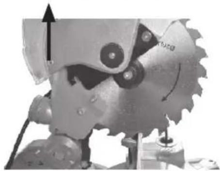 Cocraft HMS 210-L - Changing the blade - 2