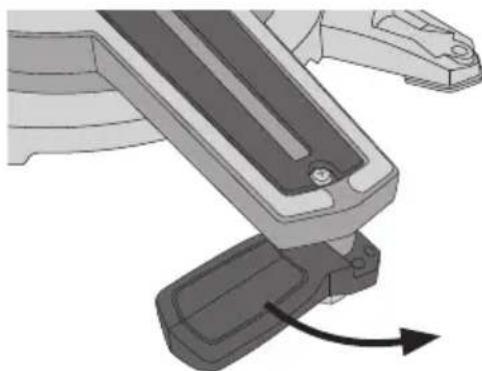 Cocraft HMS 210-L - Installing the mitre angle lever - 1