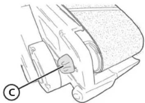 Cocraft HB920D - Das Schleifband zentrieren - 1