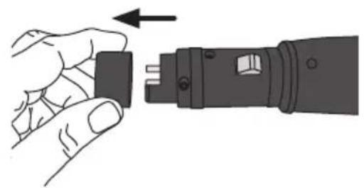 Cocraft LXC HTP18 - Attaching the hedge trimmer head to the telescopic shaft - 1