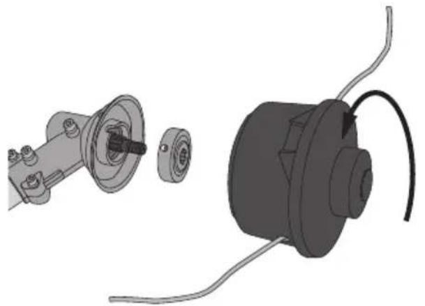 Cocraft HB430-2T - Trimmerkopf - 1