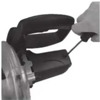 Cocraft HM 210 - Inspecting and replacing carbon brushes - 1