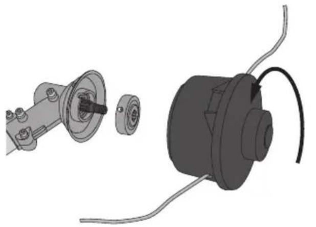 Cocraft HB 380-4T - Trimmerhuvud - 1