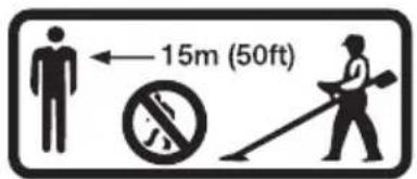 15m (50ft)