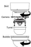 HONEYWELL equIP H3D1F - Preparing the Mounting Surface (Surface or Flush Mount) - 1