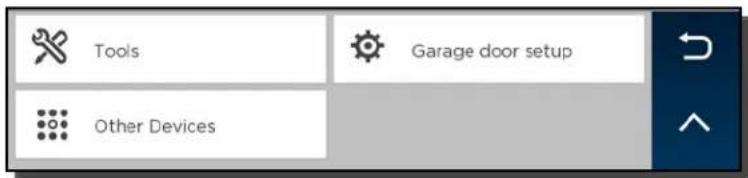Tools Garage door setup Other Devices