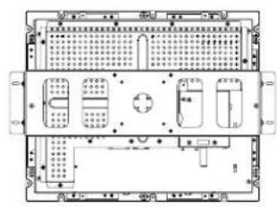Technical schematic diagram of an electronic device layout with labeled components and connections