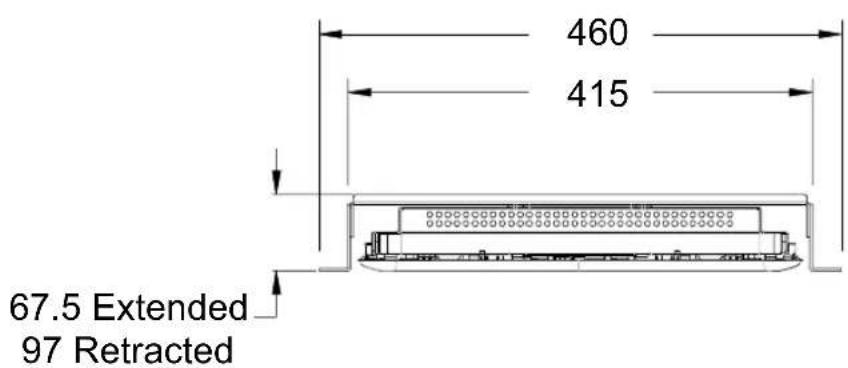 460 415 67.5 Extended 97 Retracted
