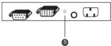 Diagram showing four electronic component ports with a labeled connection point marked as 5