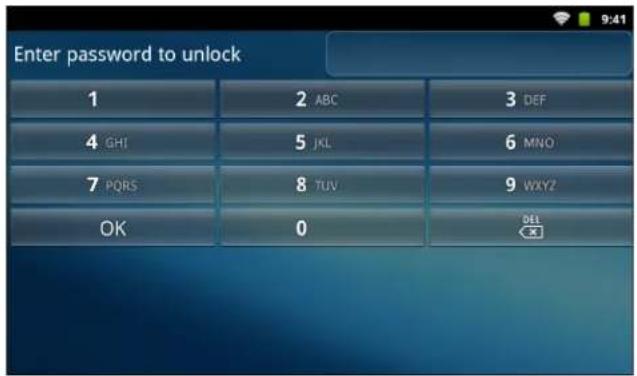 Enter password to unlock 1 2 ABC 3 DEF 4 GHI 5 JKL 6 MNO 7 PQRS 8 TUV 9WXYZ OK 0 DEL