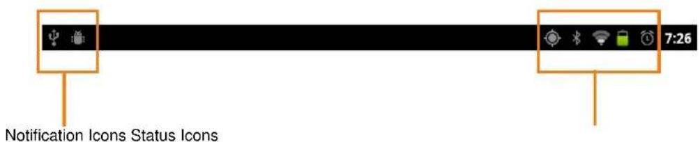 Notification Icons Status Icons 7:26