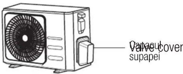 BEKO BEEPI 090 - Instructiuni pentru conectarea conductei la unitatea de exterior - 1