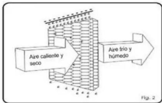 Aire caliente y seco Aire frío y húmedo Fig. 2