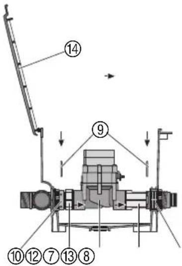 GARDENA 1254 - Bewässerungsventil 9V / 24 V (Art. 1251 / 1278) montieren: - 1
