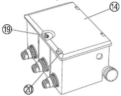 GARDENA 1254 - Achtung, Durchflussrichtung! → Bei der Montage des Bewässerungsventils ^13 auf die Durchflussrichtung (Pfeile) achten. - 2