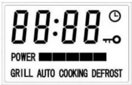88:88 POWER ■■■■■■■■■■■■ GRILL AUTO COOKING DEFROST