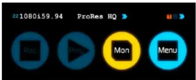 221080i59.94 ProRes HQ Ret Play Mon Menu