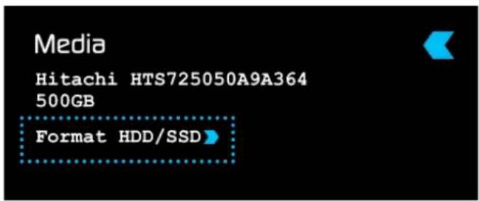 Media Hitachi HTS725050A9A364 500GB Format HDD/SSD>