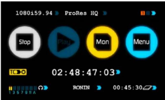1080i59.94 ProRes HQ Stop Play Man Menu 02:48:47:03 TCO RONIN 00:45:30 135791A
