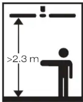 >2.3 m