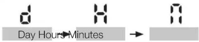 0 H 1 Day Hours Minutes