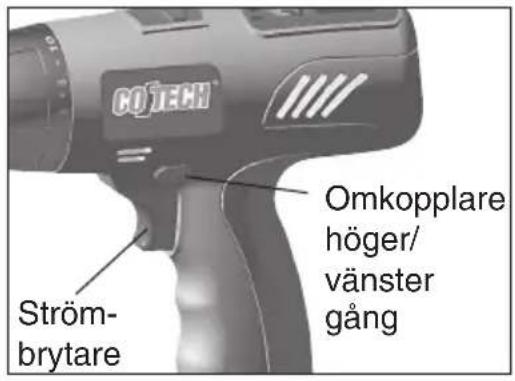 CO TECH Ström- brytare Omkopplare höger/ vänster gång