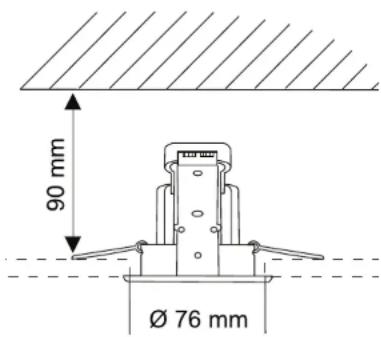 90 mm Ø 76 mm